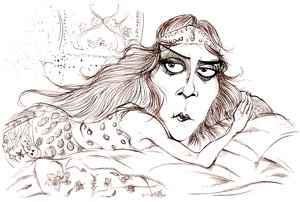 Theda Bara as Cleopatra by Neale Osborne